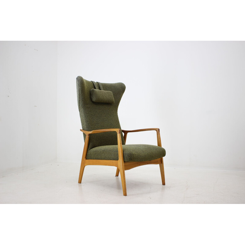 Vintage Danisch wing chair, 1960