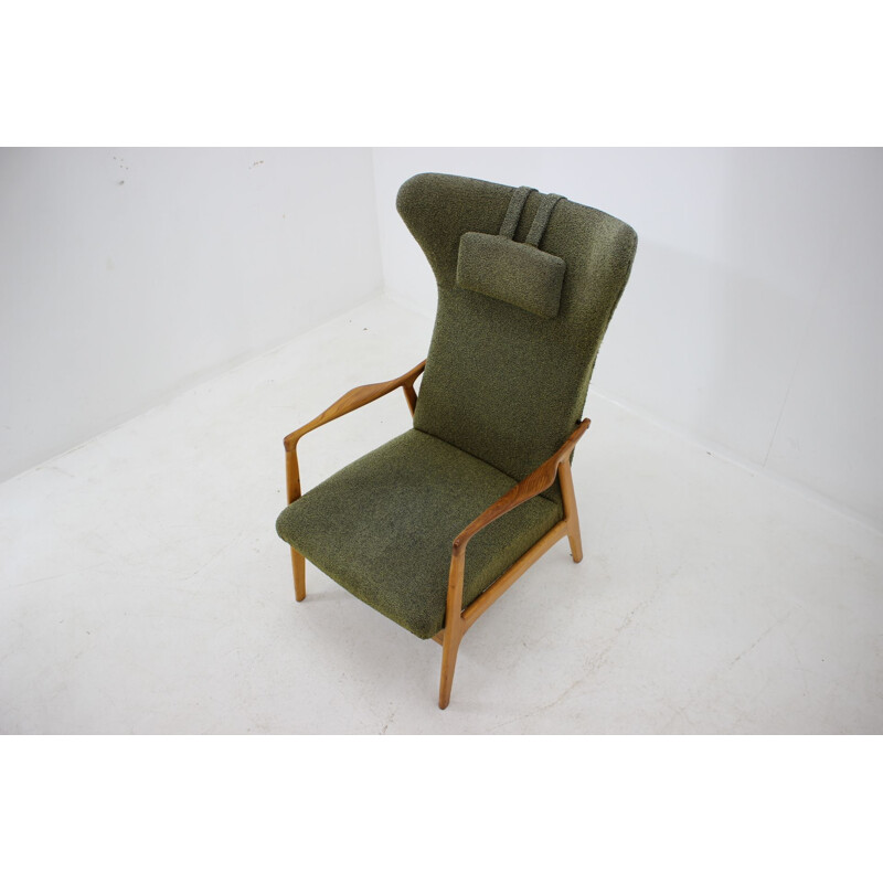 Vintage Danisch wing chair, 1960