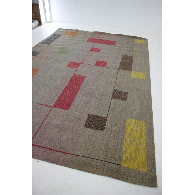 Tapis vintage Bauhaus, années 1940