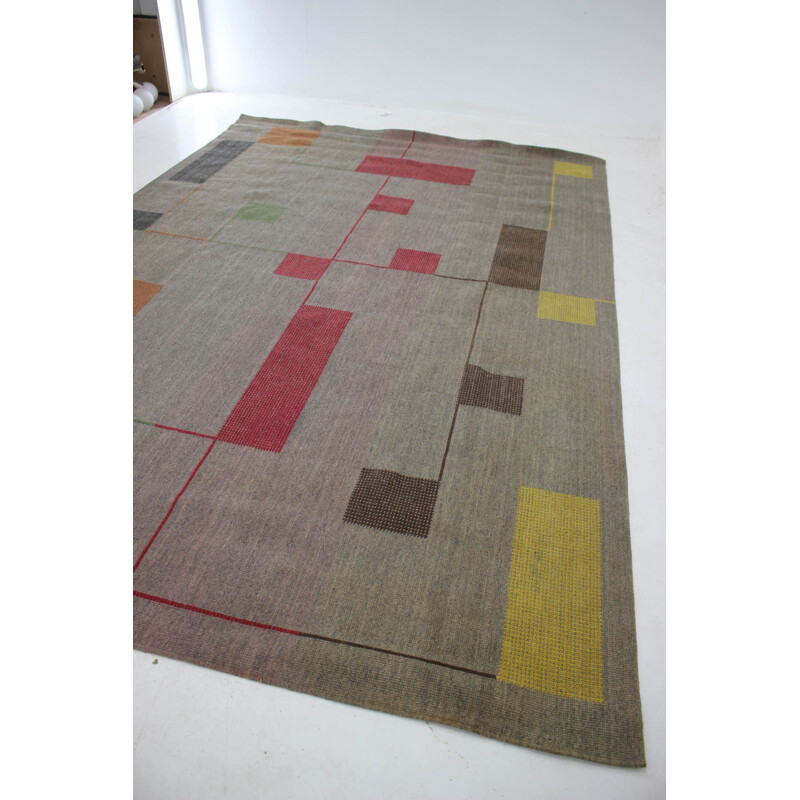 Vintage Bauhaus rug, 1940s