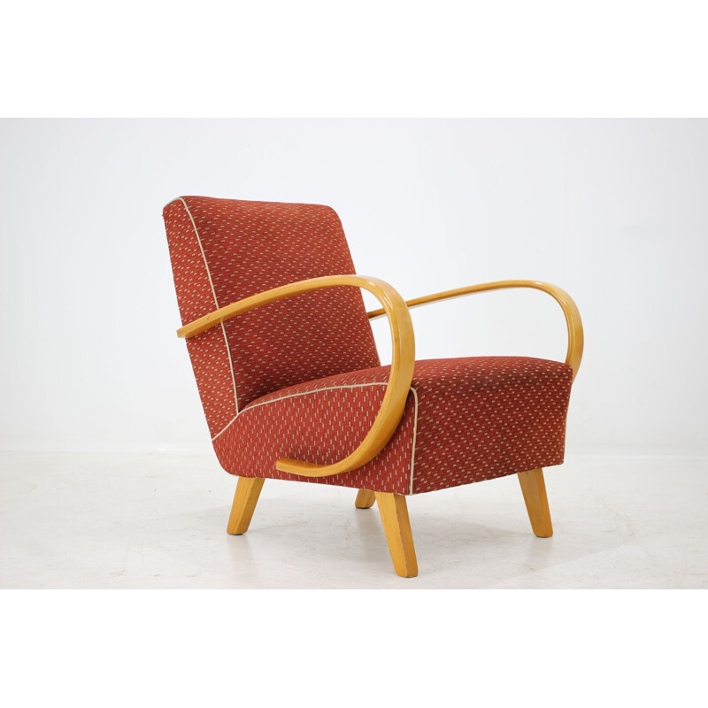 Vintage armchair by Jindřich Halabala, 1960