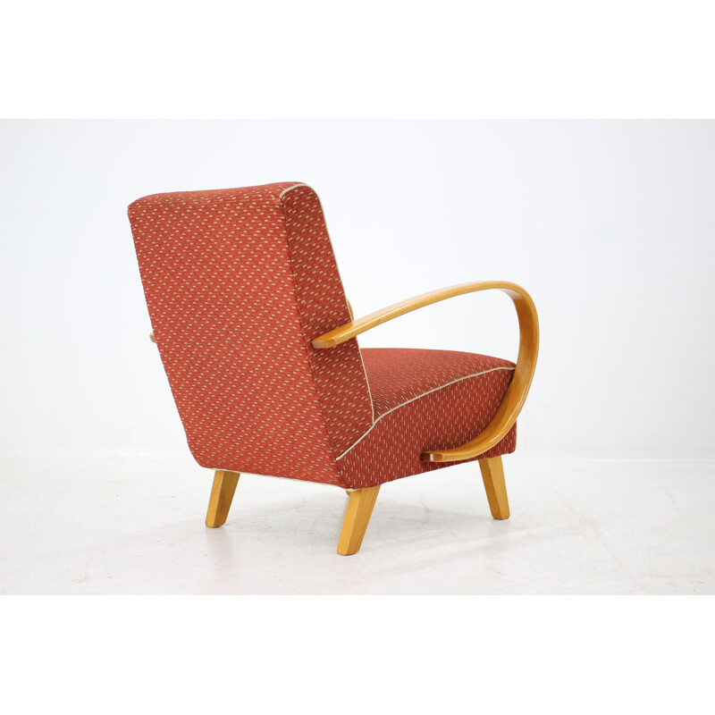 Vintage armchair by Jindřich Halabala, 1960