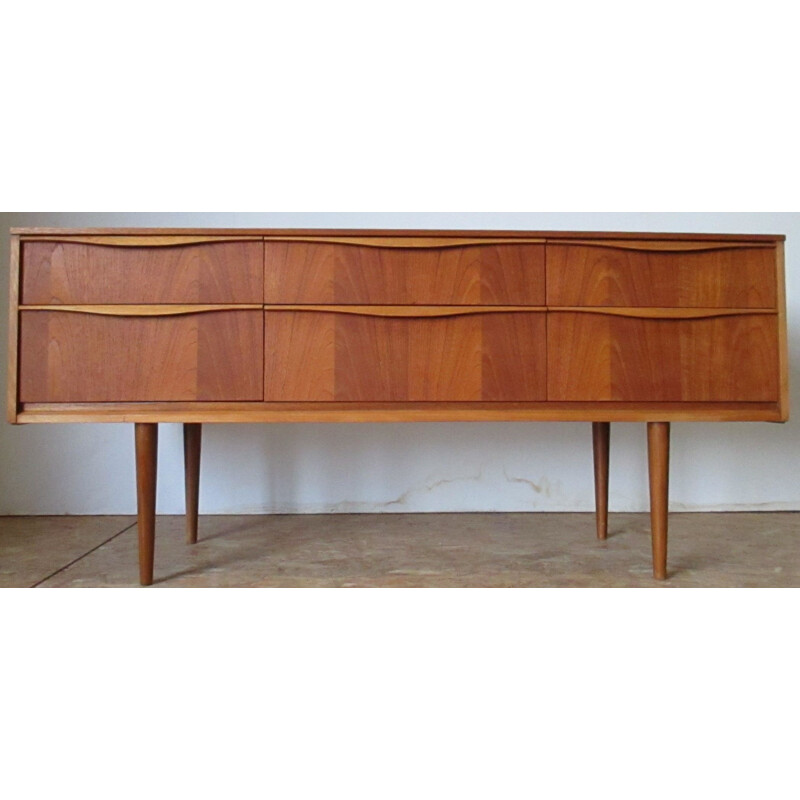 Vintage Vague 6T chest of drawers for Austin Suite in teak 1960