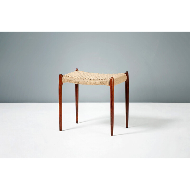 Vintage model 78a stool for Niels Moller in rosewood 1960s