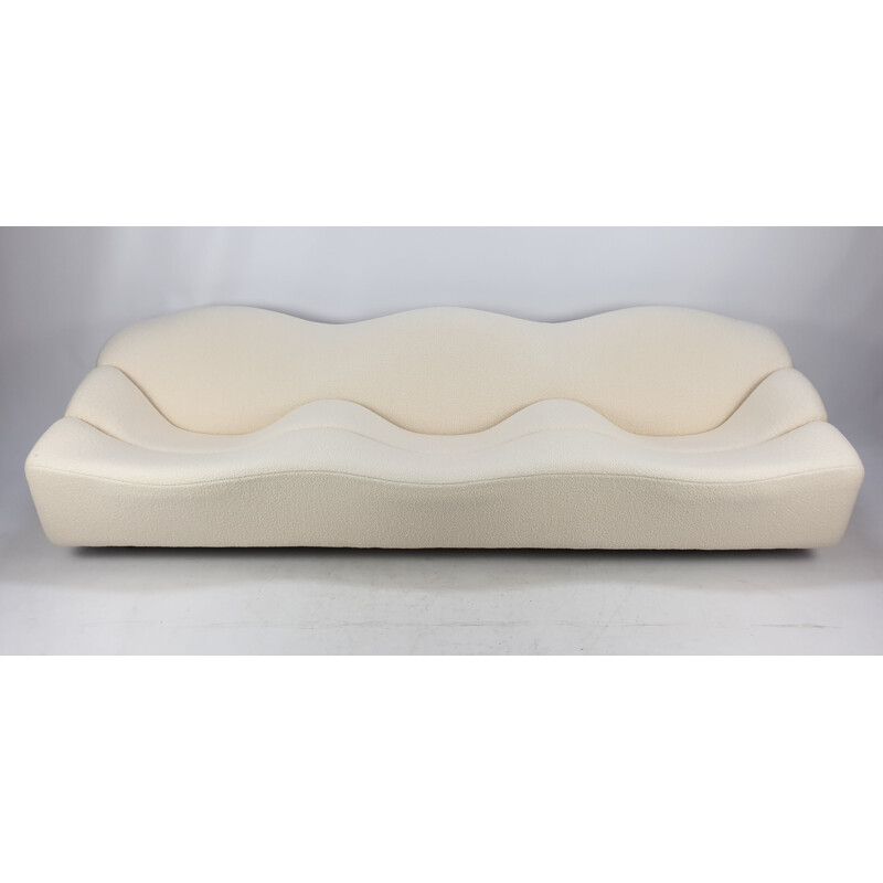 Vintage ABCD sofa by Pierre Paulin for Artifort in white wool 1960s