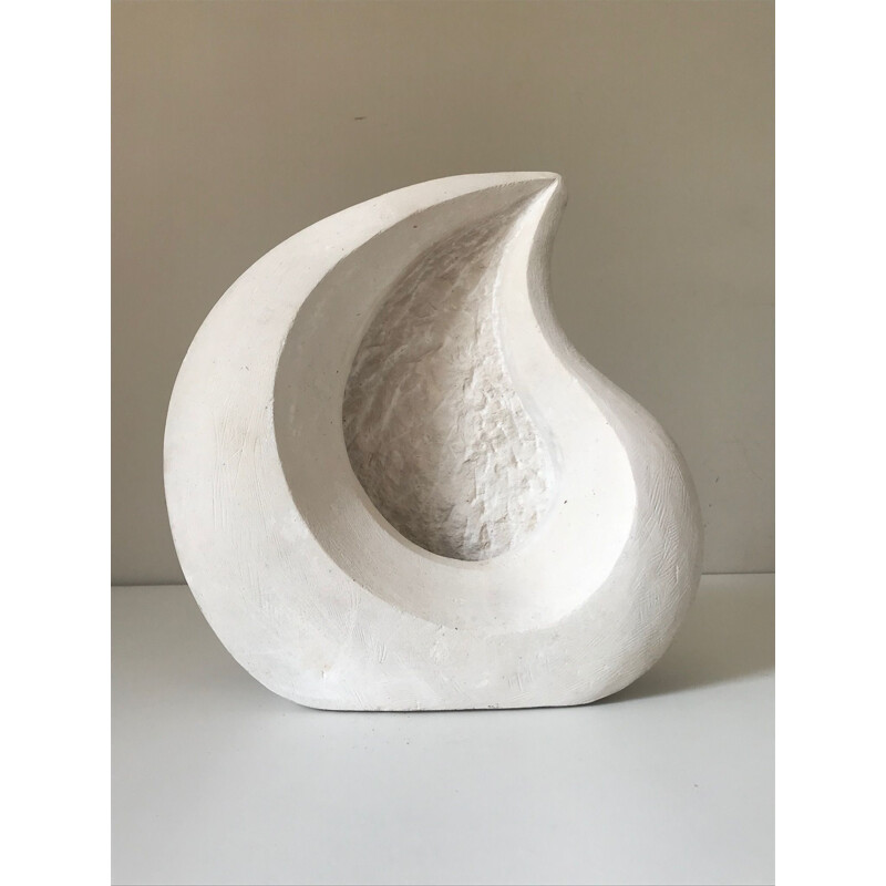 Arsène Galisson's vintage stone lamp 1960