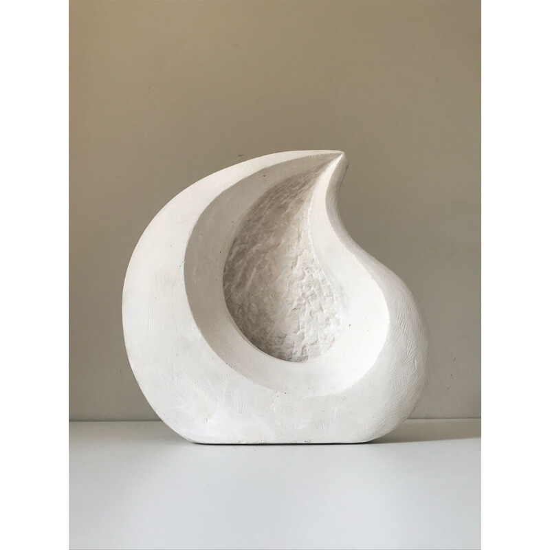 Arsène Galisson's vintage stone lamp 1960