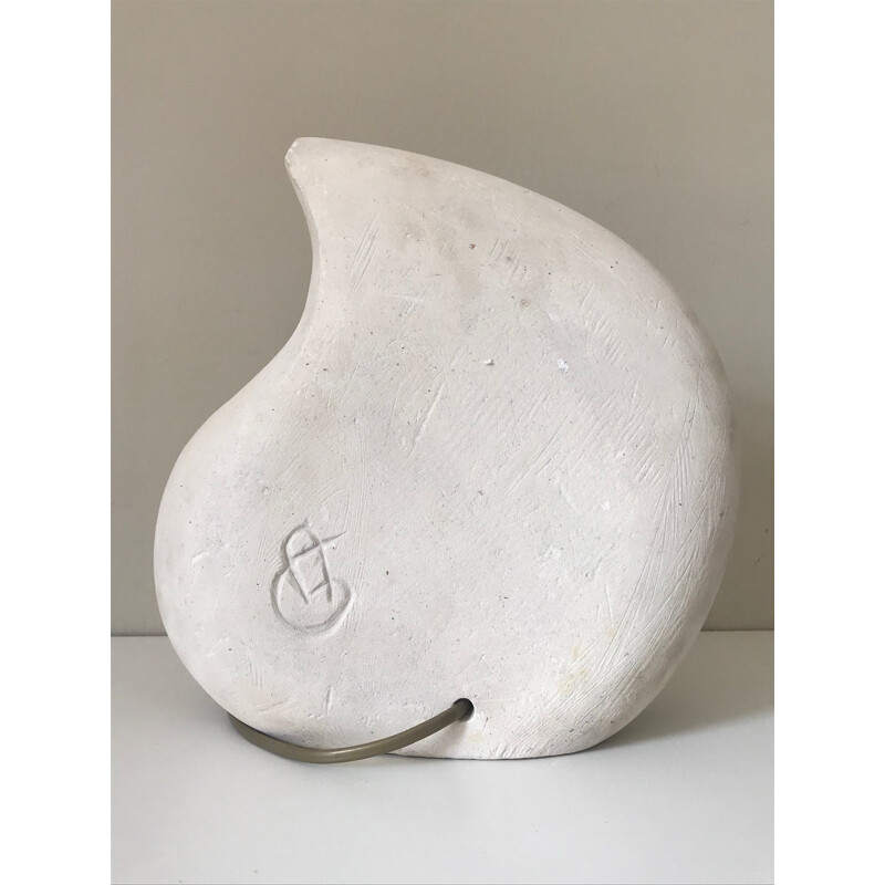 Arsène Galisson's vintage stone lamp 1960