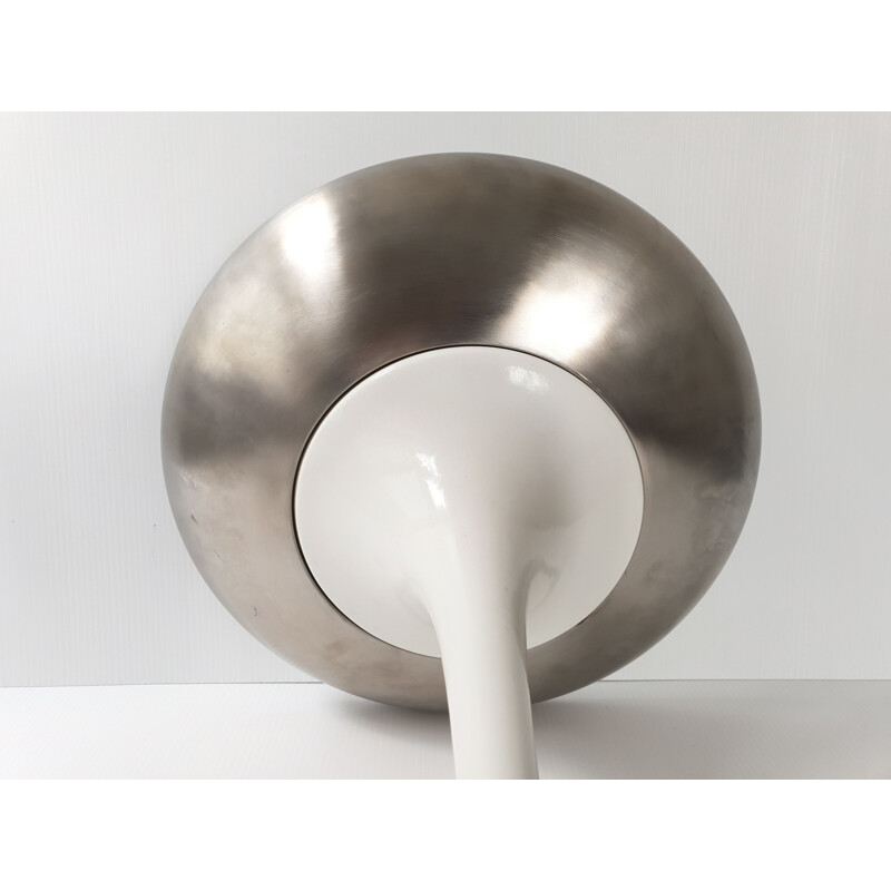 Erro Saarinen vintage tulip ashtray for Knoll in white steel 1960