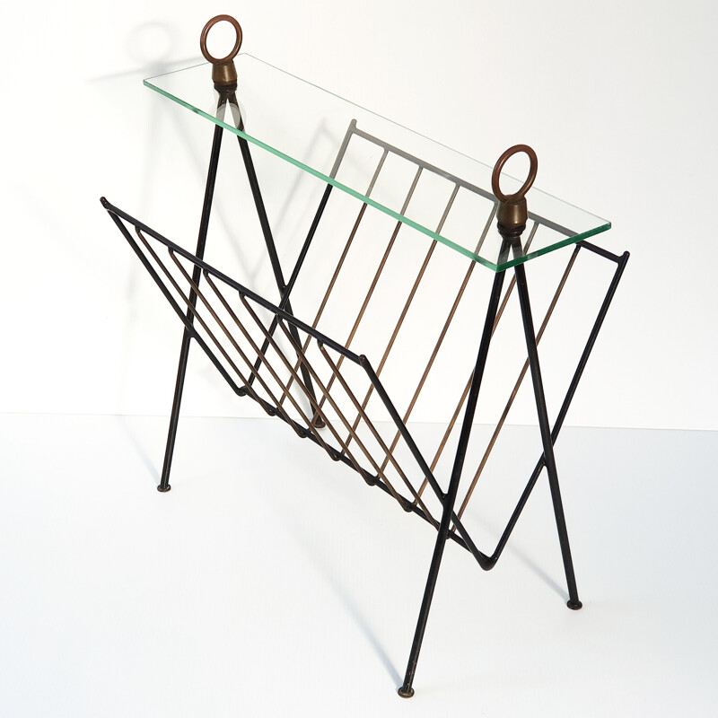 Vintage magazine rack 1950