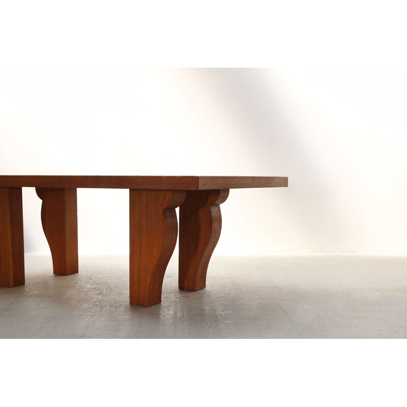 Vintage dining table by Jean-Michel Frank for Ecart International, 1978