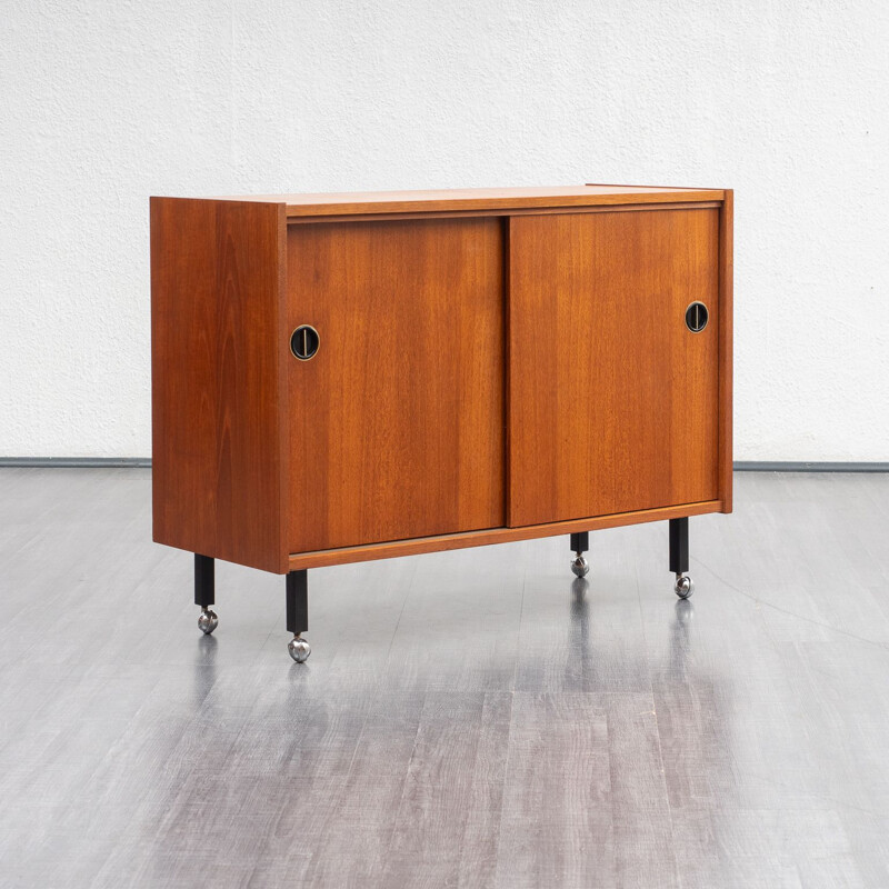 Vintage 1960s bar trolley  dresser, teak