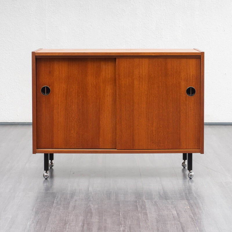 Vintage 1960s bar trolley  dresser, teak