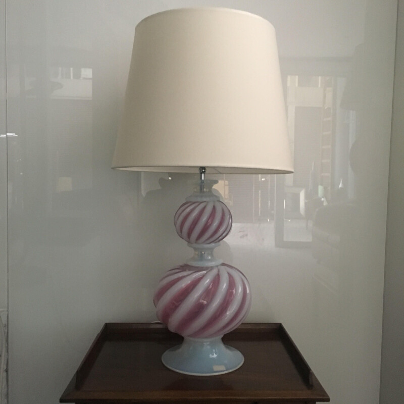 Lampe vintage en verre Barovier & Toso