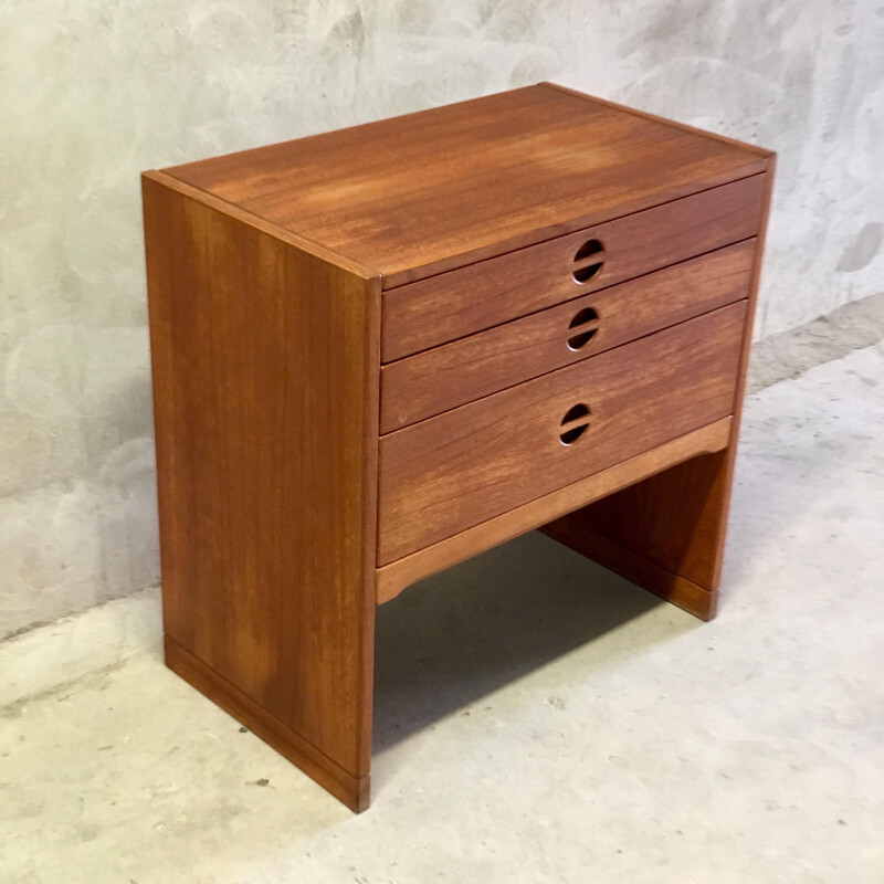 Vintage teak chest of drawers 1960