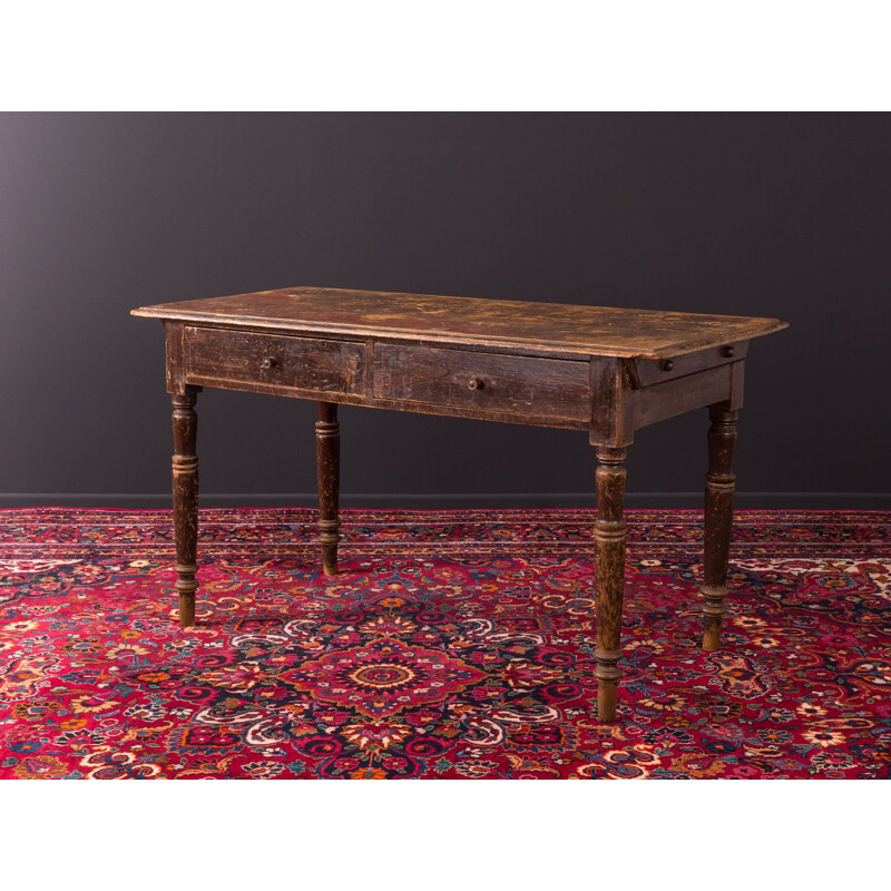 Vintage desk in wood Germany 1920s