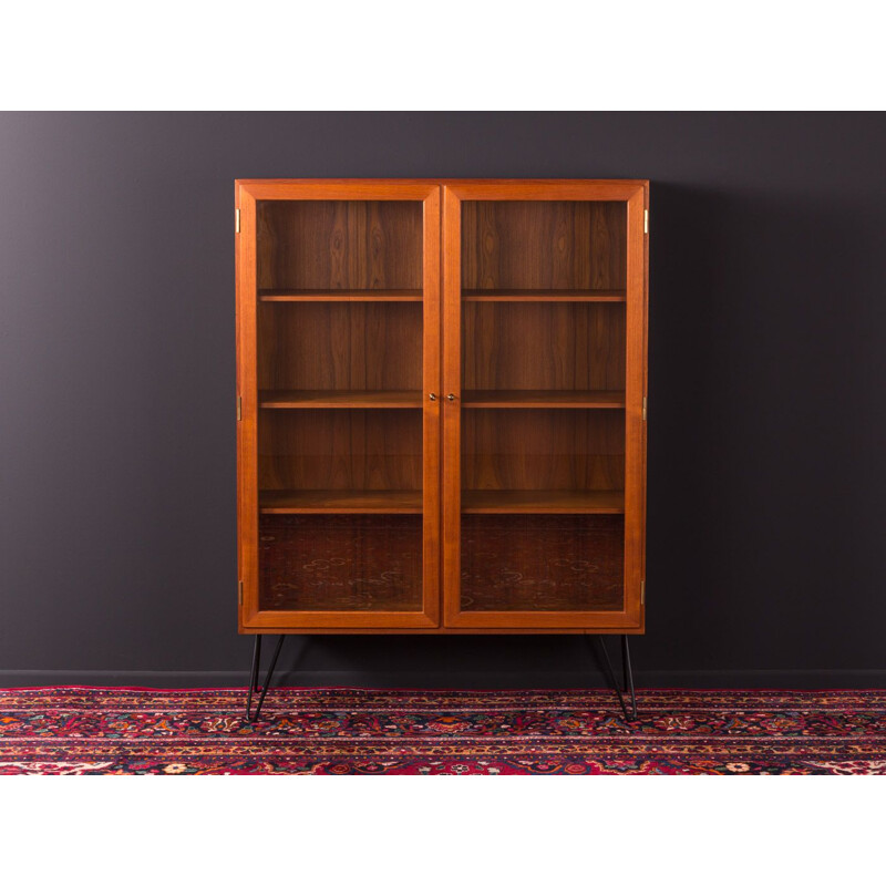 Vintage showcase in teak by Kai Winding for Poul Jeppesen Denmark 1960s