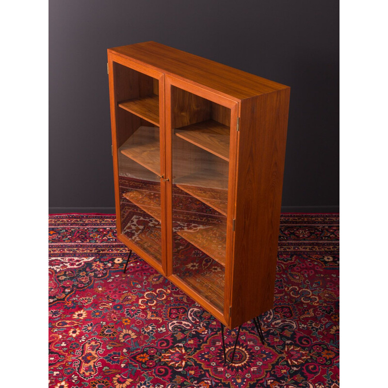 Vintage showcase in teak by Kai Winding for Poul Jeppesen Denmark 1960s