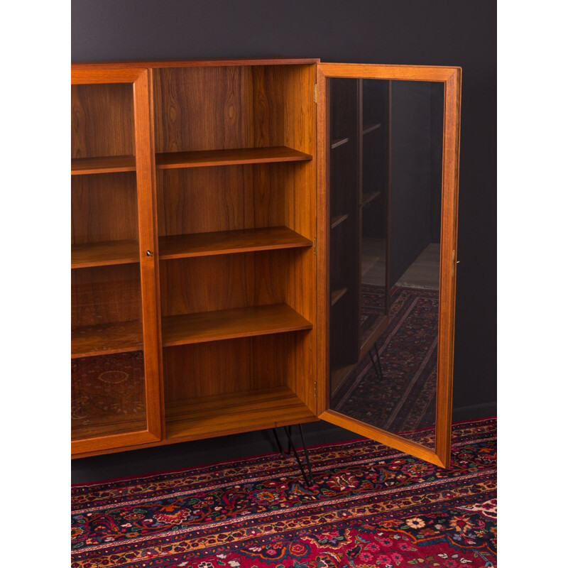 Vintage showcase in teak by Kai Winding for Poul Jeppesen Denmark 1960s