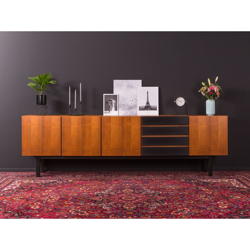 Vintage sideboard in walnut Germany 1960s