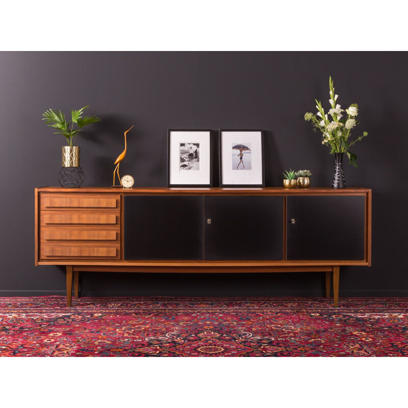 Vintage sideboard in walnut Germany 1960s