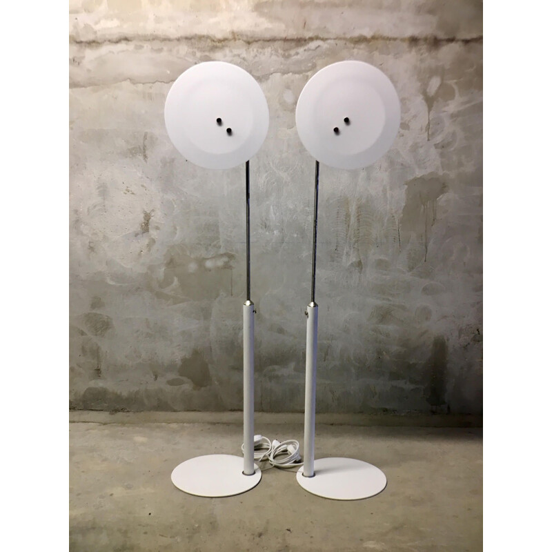 Pair of vintage floor lamps 1970s 