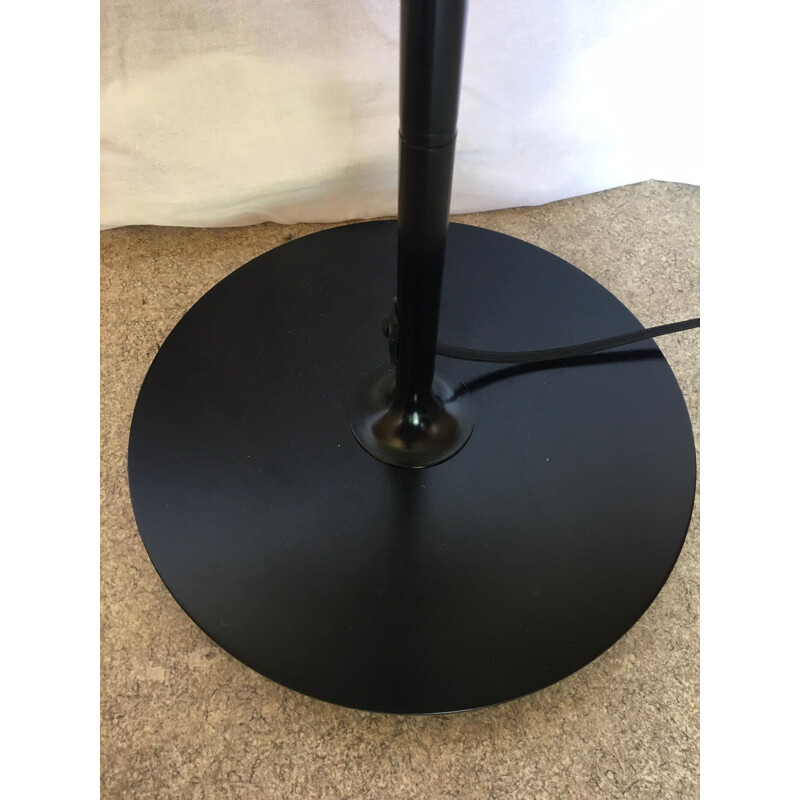 Vintage floor lamp black lacquered 1970s