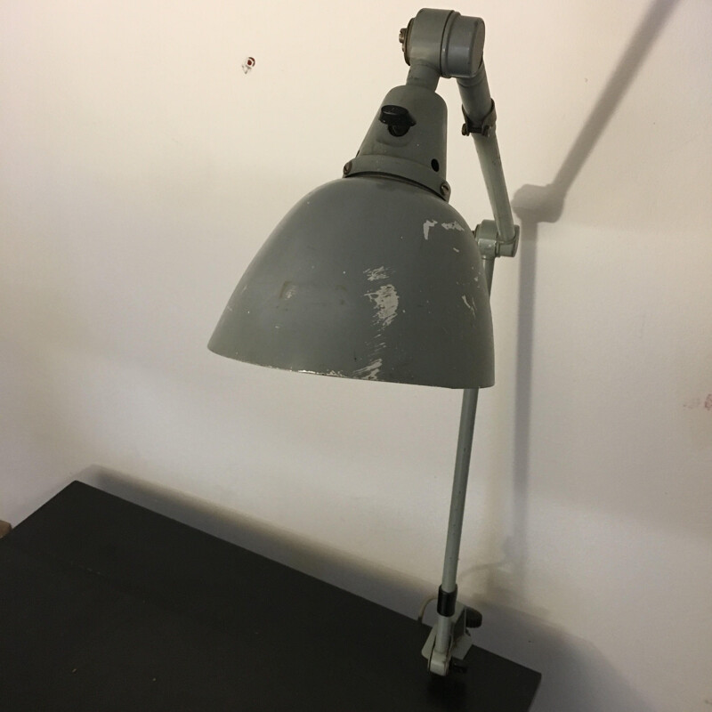 Lampe articulée vintage Midgard ddr années 1950