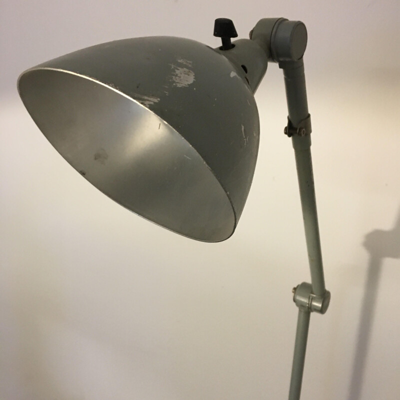 Vintage articulated lamp Midgard ddr 1950s