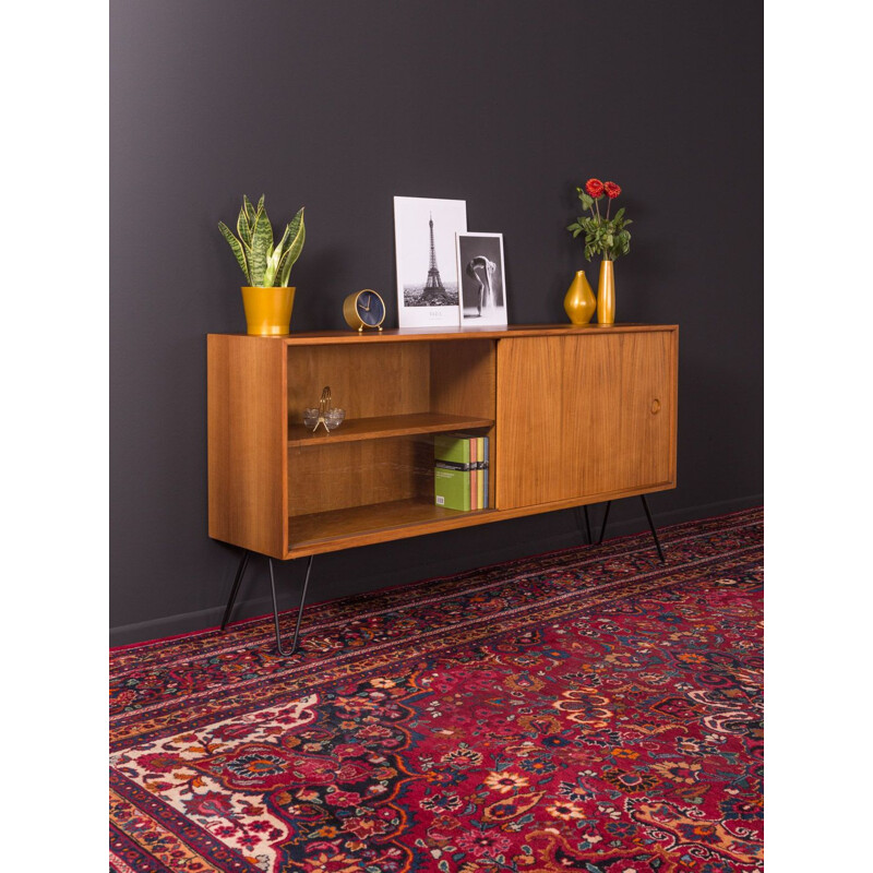 Vintage sideboard in walnut Germany 1950s