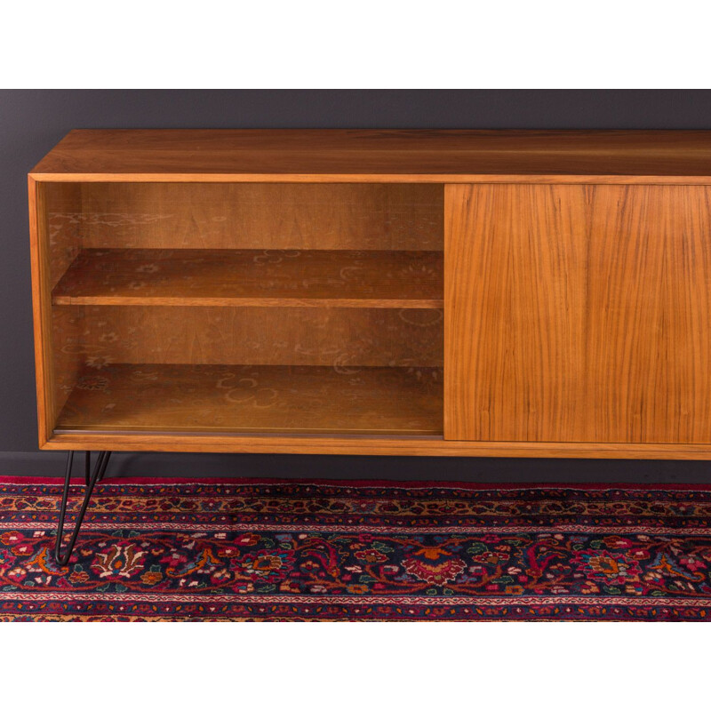 Vintage sideboard in walnut Germany 1950s