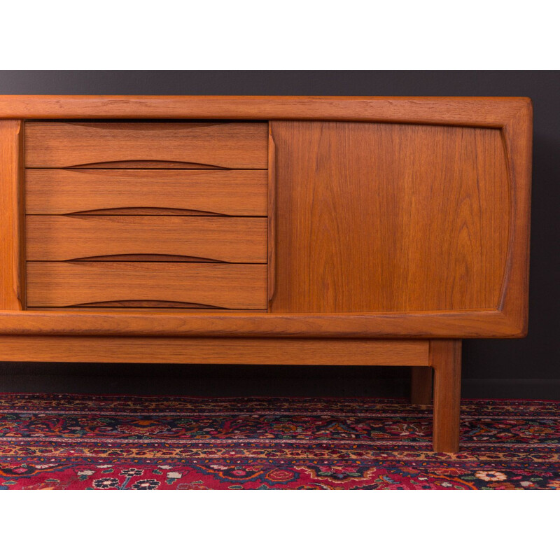 Vintage sideboard in teak by H.P. Hansen Denmark 1960s