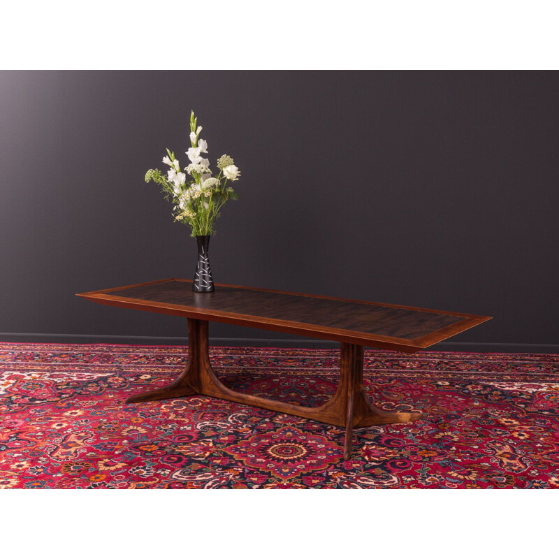 Vintage coffee table in rosewood Germany 1970s