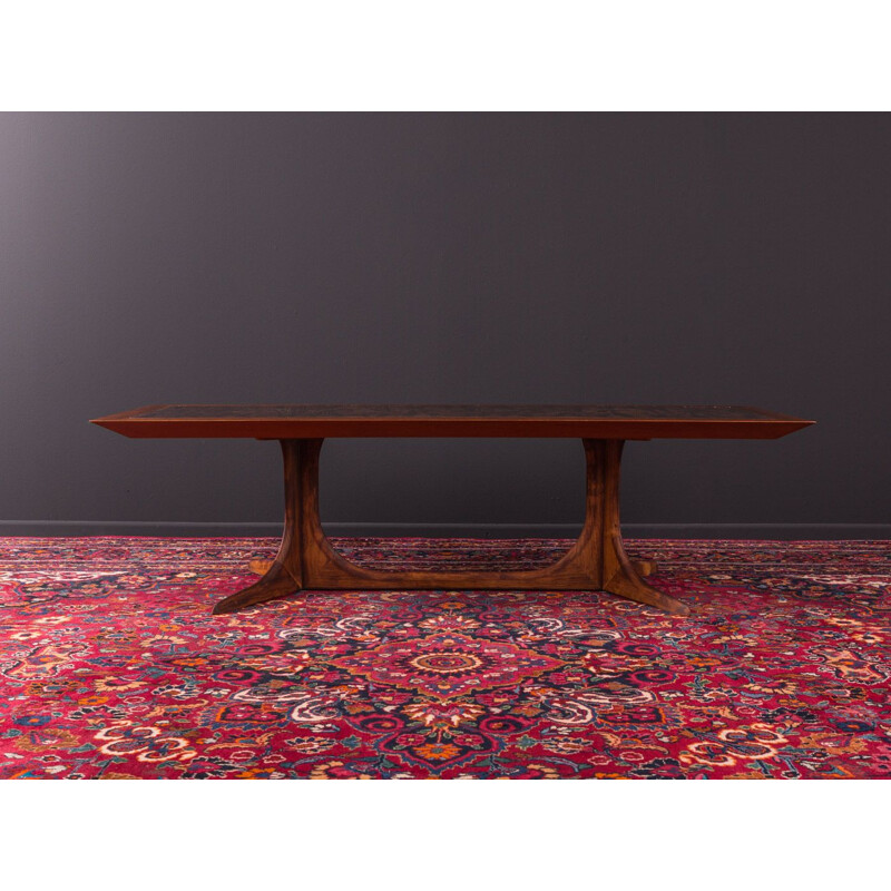 Vintage coffee table in rosewood Germany 1970s