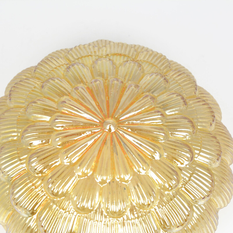 Vintage ceiling lamp honey 70205 by Massive Germany 1970s