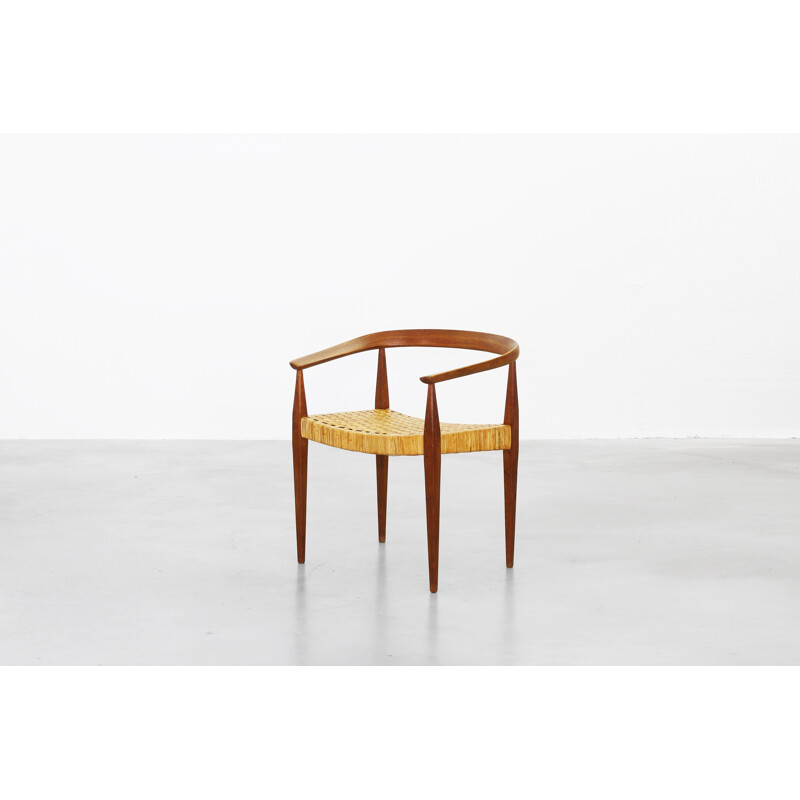 Ensemble de 10 chaises à repas vintage en chêne par Nanna Ditzel pour Kold Savaerk Mod.113, Danemark