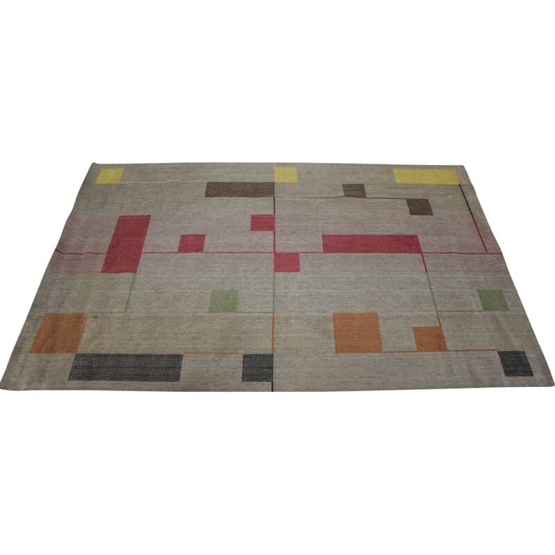 Vintage Bauhaus rug, 1940s