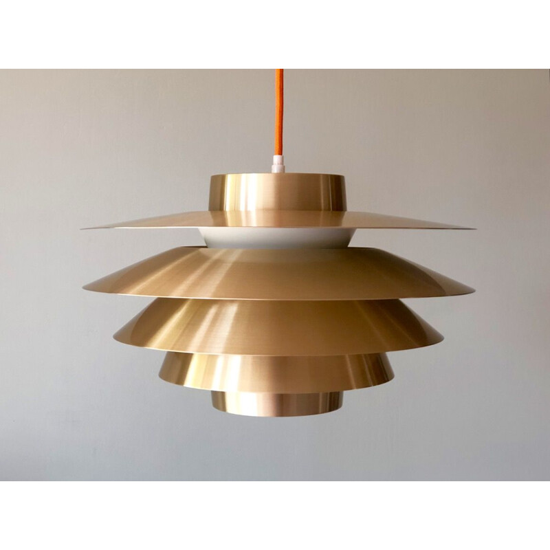 Vintage Verona hanging lamp for Nordisk Solar in brass