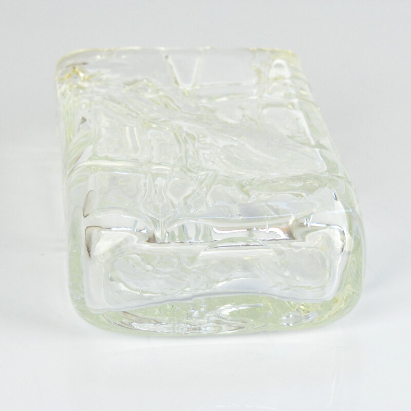 Vintage vase by Ladislav Oliva in glass 1960s