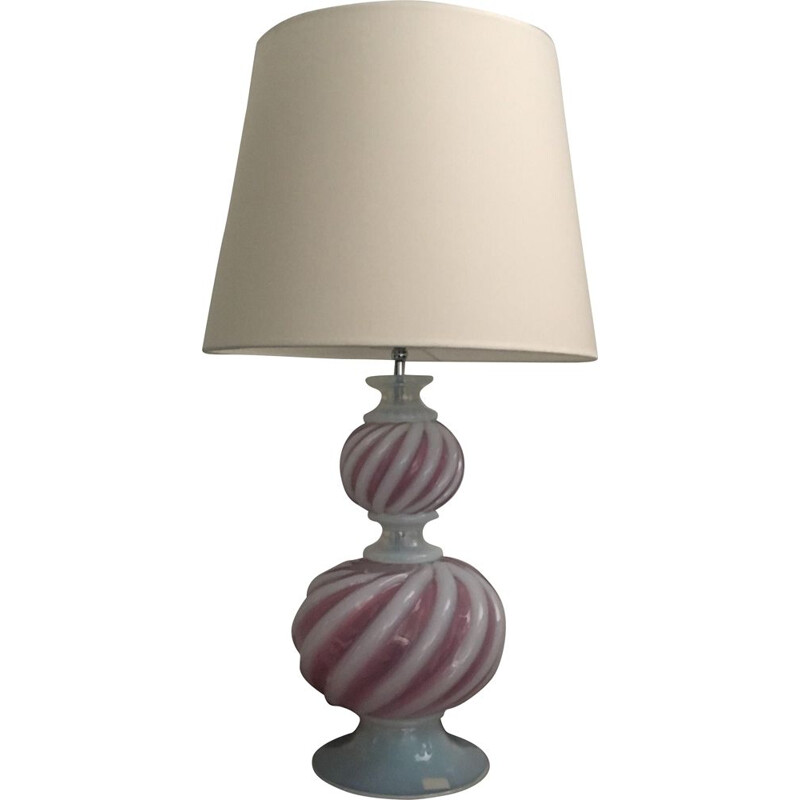 Lampe vintage en verre Barovier & Toso