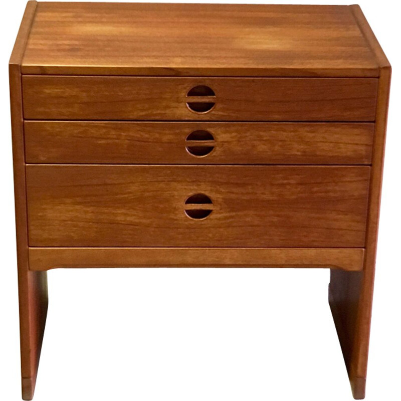 Vintage teak chest of drawers 1960