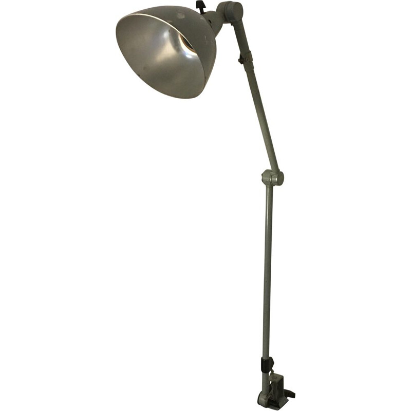 Vintage articulated lamp Midgard ddr 1950s