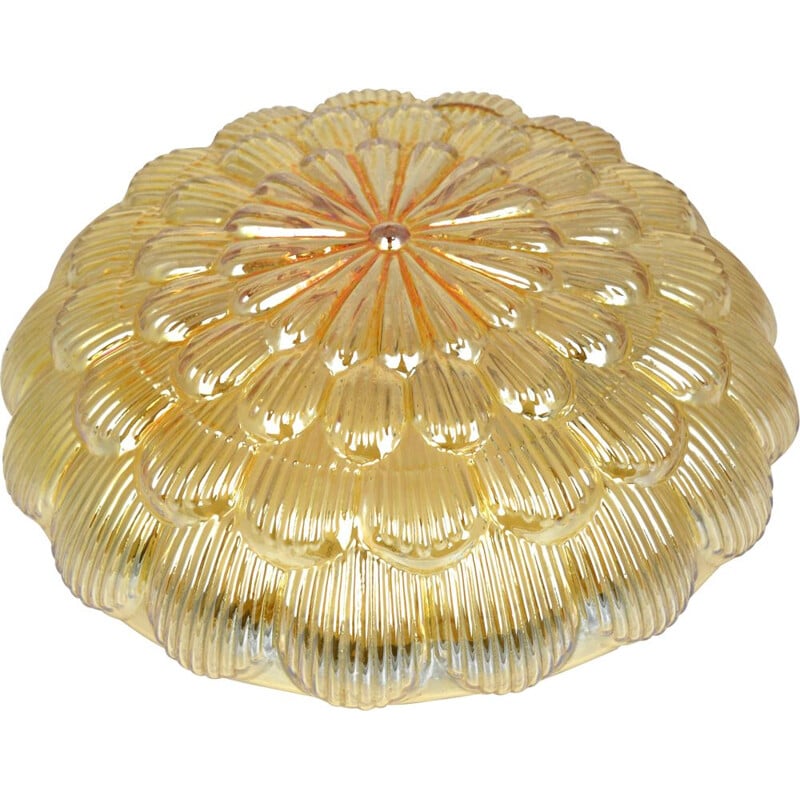 Vintage ceiling lamp honey 70205 by Massive Germany 1970s
