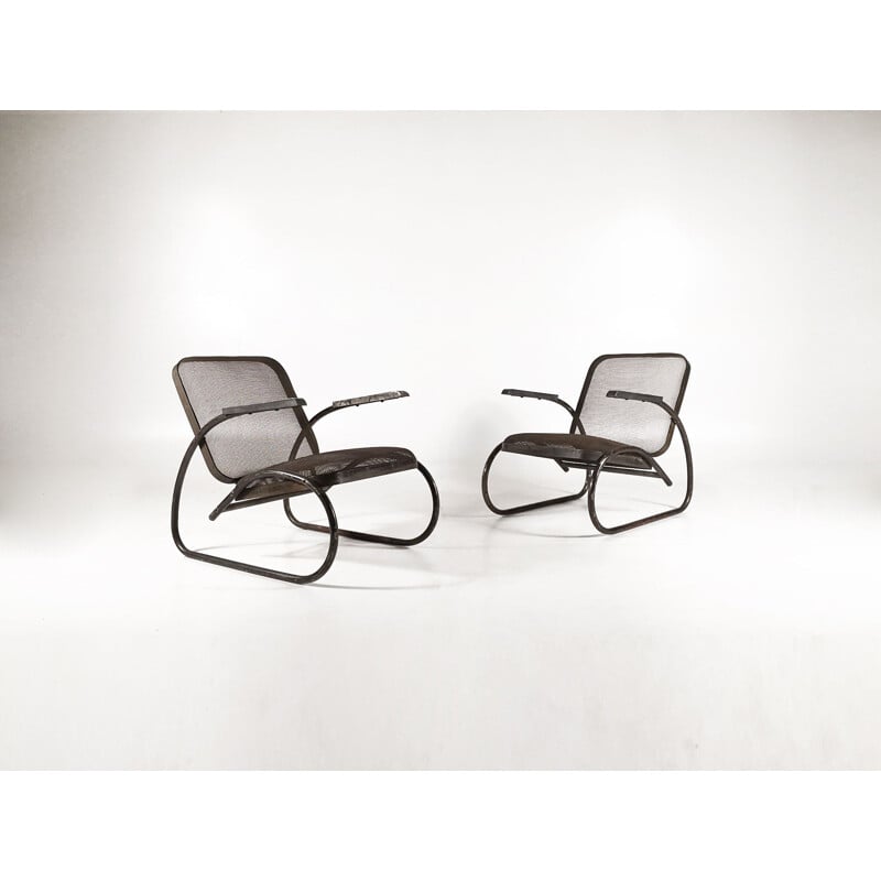 Pair of vintage armchairs Bauhaus,1930