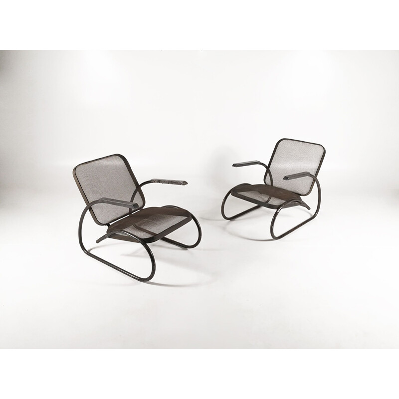 Pair of vintage armchairs Bauhaus,1930