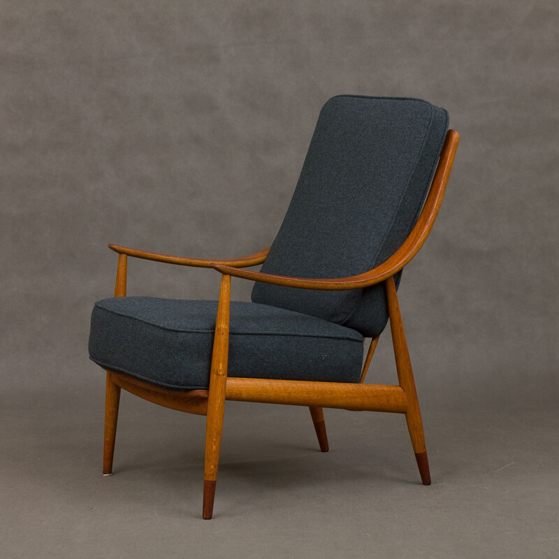 Fauteuil vintage Peter Hvidt et Orla M'lgaard-Nielsen FD-146