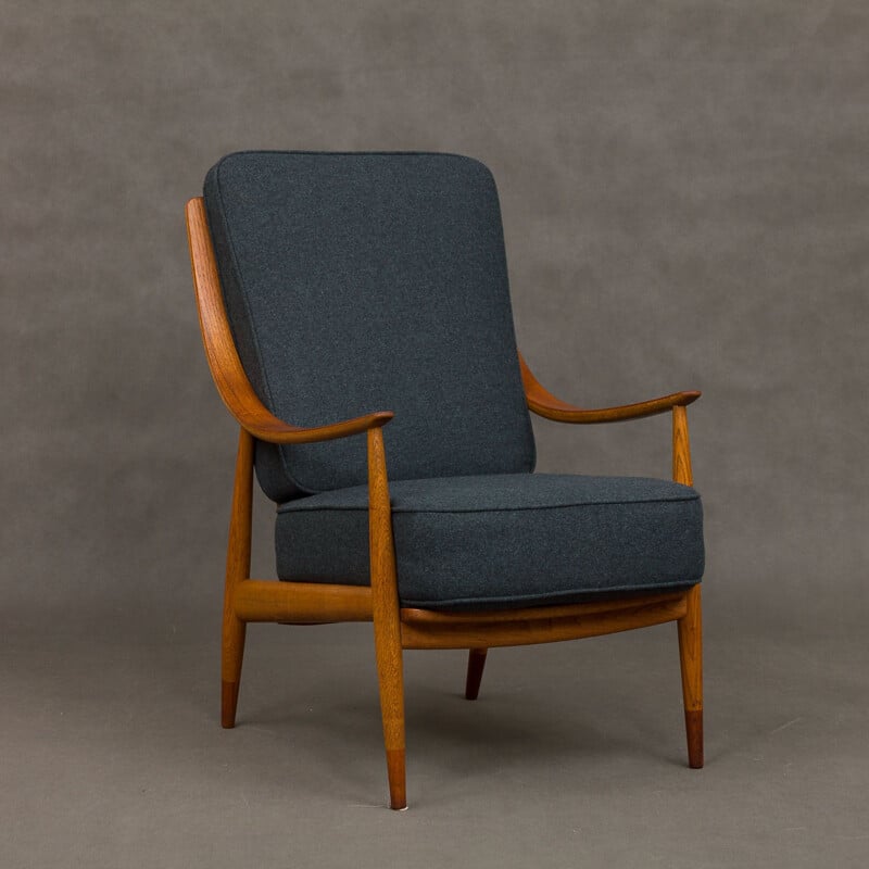 Fauteuil vintage Peter Hvidt et Orla M'lgaard-Nielsen FD-146