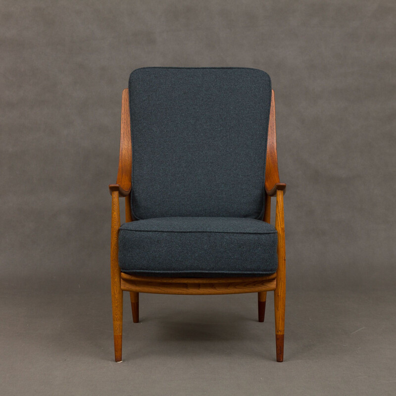 Fauteuil vintage Peter Hvidt et Orla M'lgaard-Nielsen FD-146