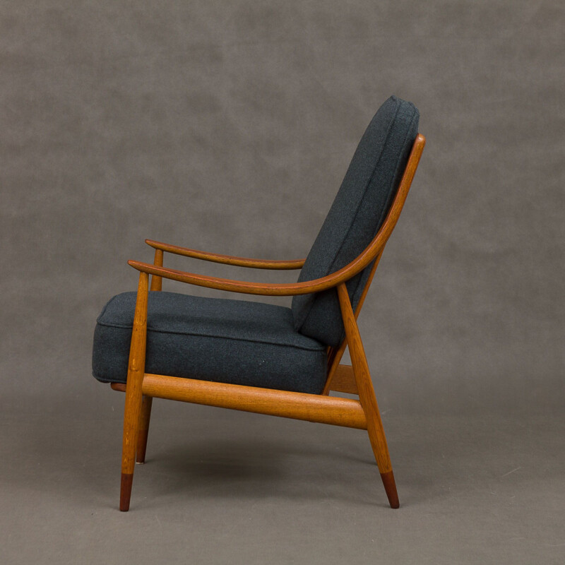 Fauteuil vintage Peter Hvidt et Orla M'lgaard-Nielsen FD-146