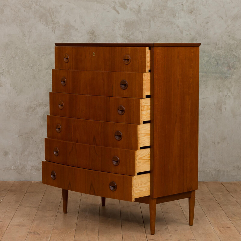 Vintage Large dresser in teak by Kai Kristiansen